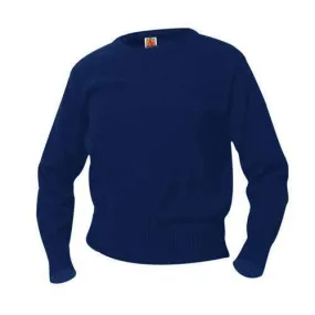 2130 Crew Neck Long Sleeve Pullover 100% Cotton