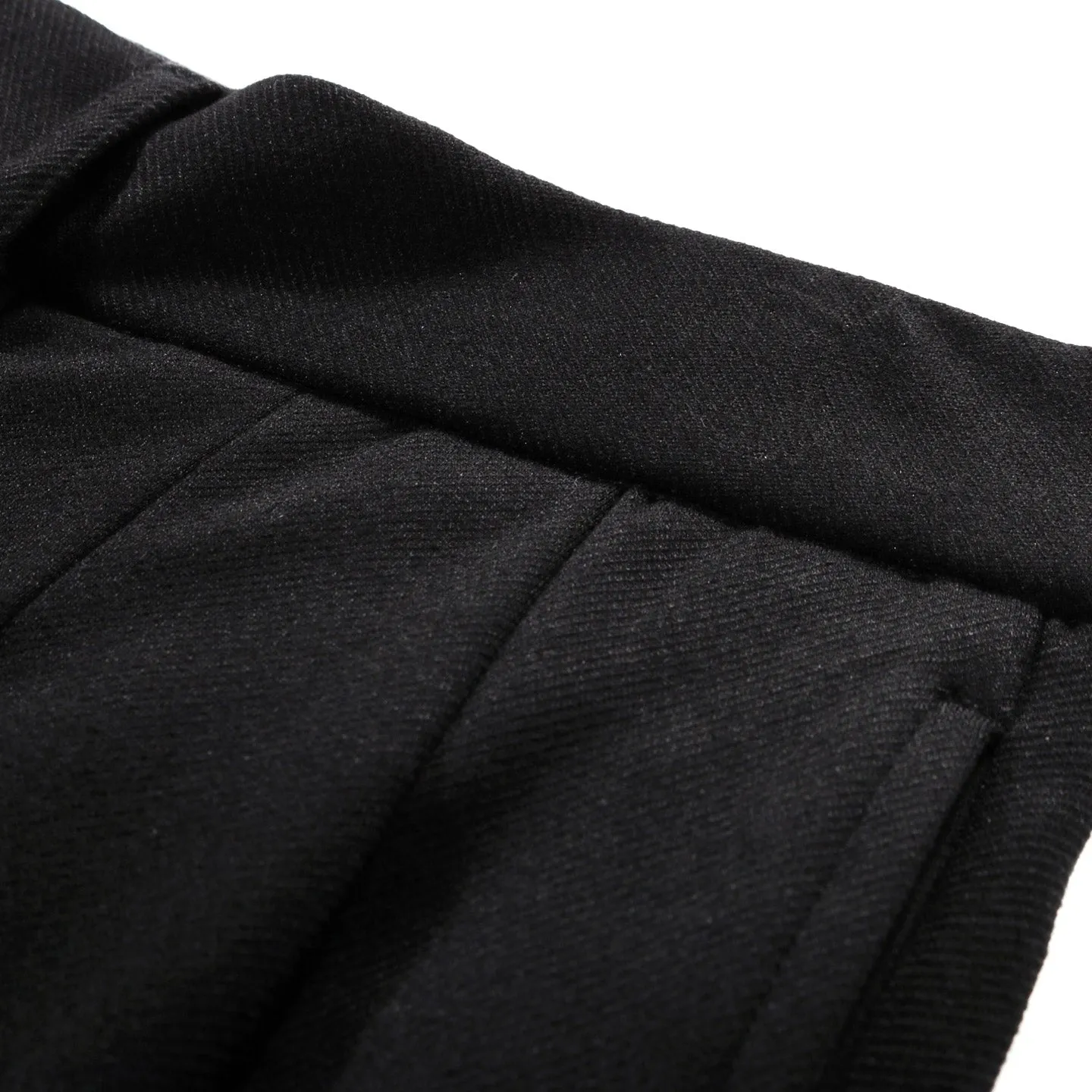 4SDESIGNS TRIPLE PLEAT PANT BLACK 18OZ. VISCOSE TWILL JERSEY