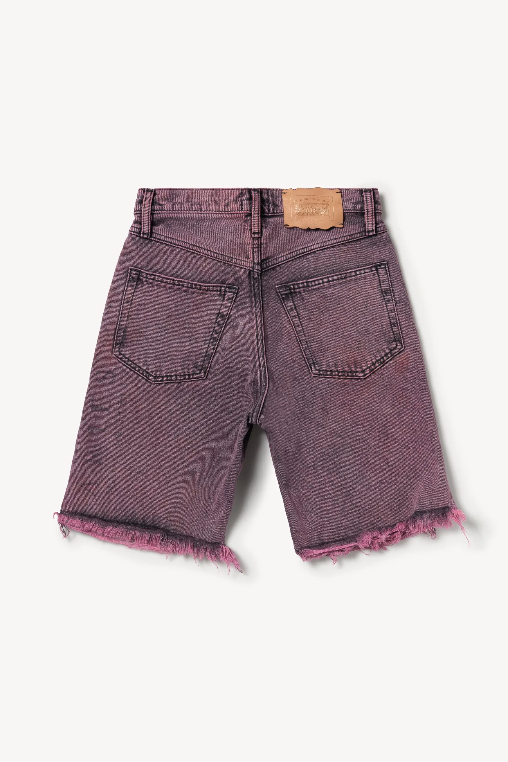 Acid Wash Denim Short