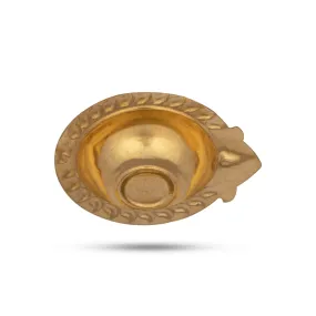 Agal Deep - 0.5 x 2.25 Inches | Brass Diya/ Vilakku/ Kartik Lamp for Pooja/ 10 Gms Approx