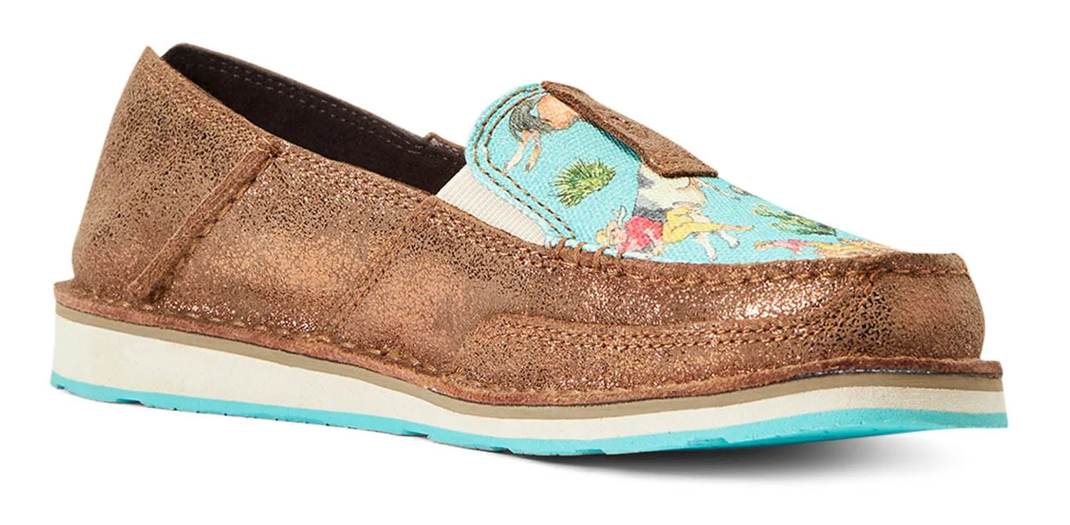 Ariat Women's Cruiser, Copper Metallic/Bucking Turquoise