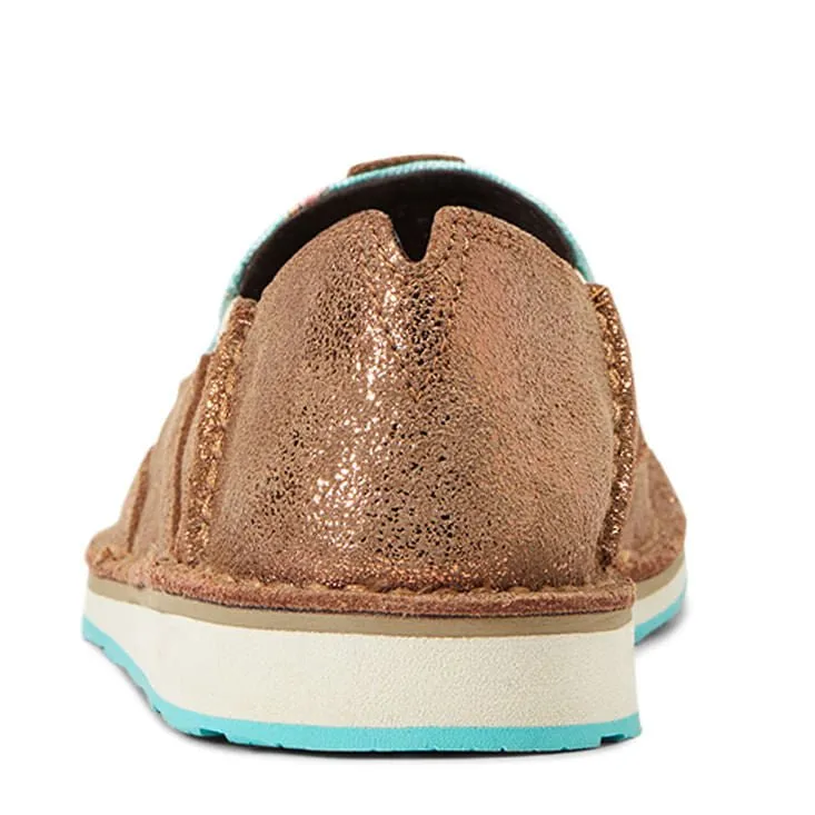 Ariat Women's Cruiser, Copper Metallic/Bucking Turquoise