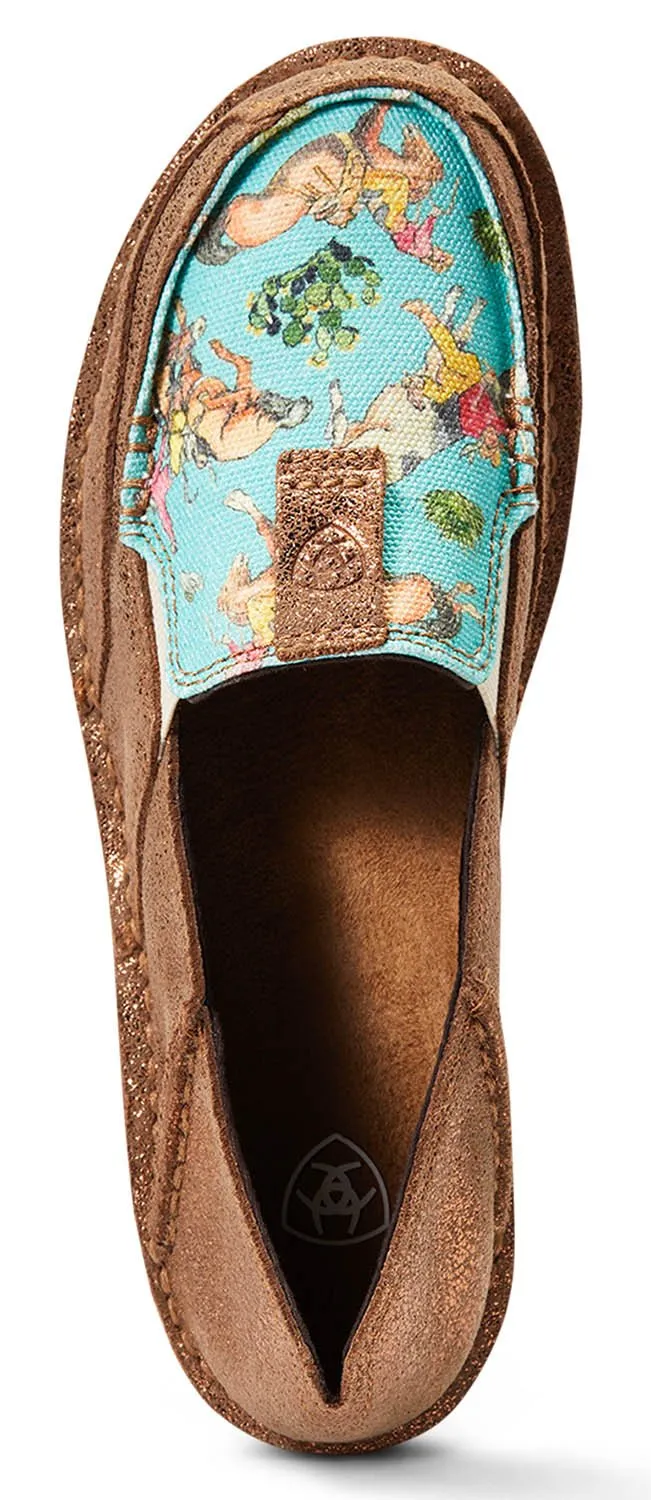 Ariat Women's Cruiser, Copper Metallic/Bucking Turquoise