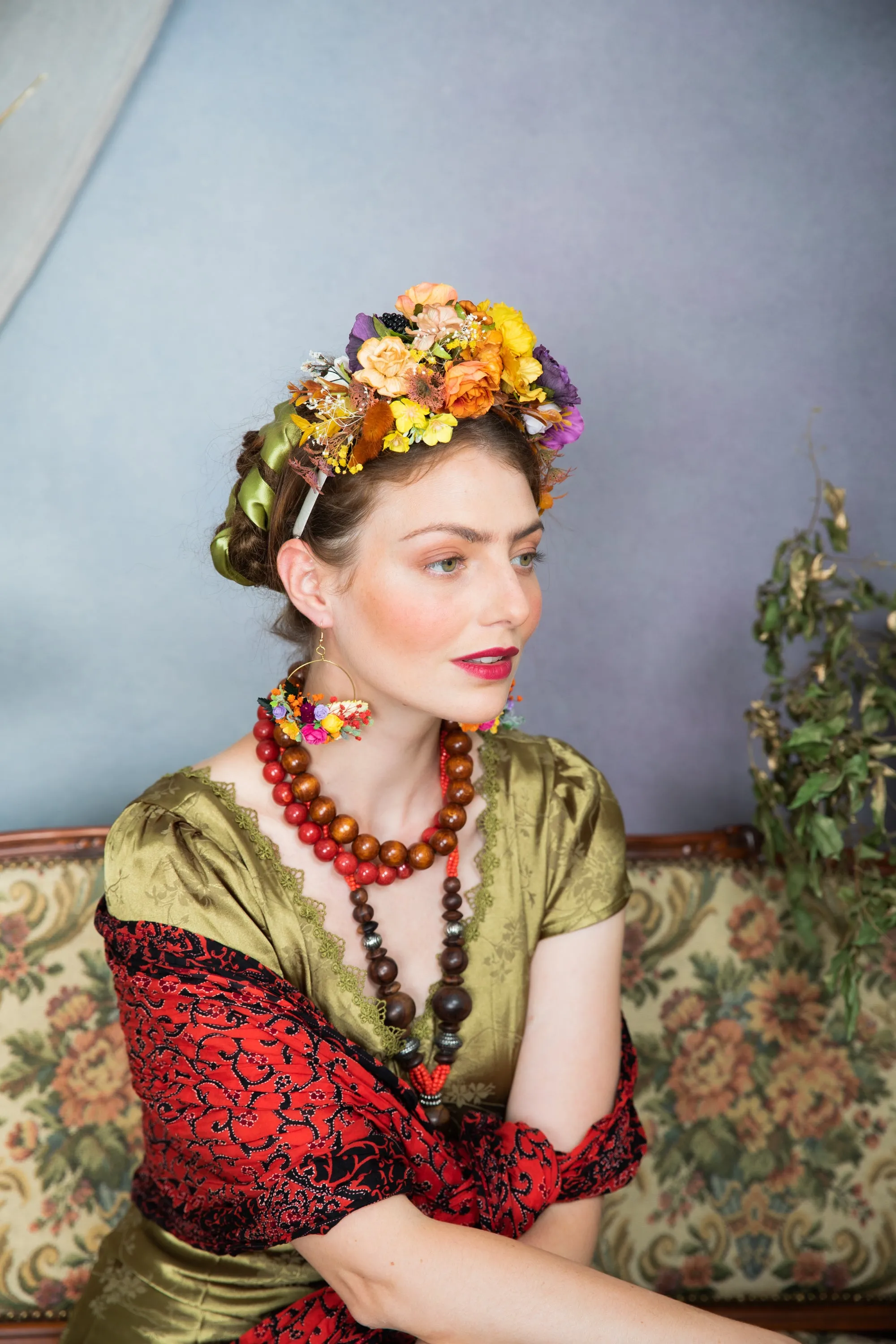 Autumn Frida Kahlo headband