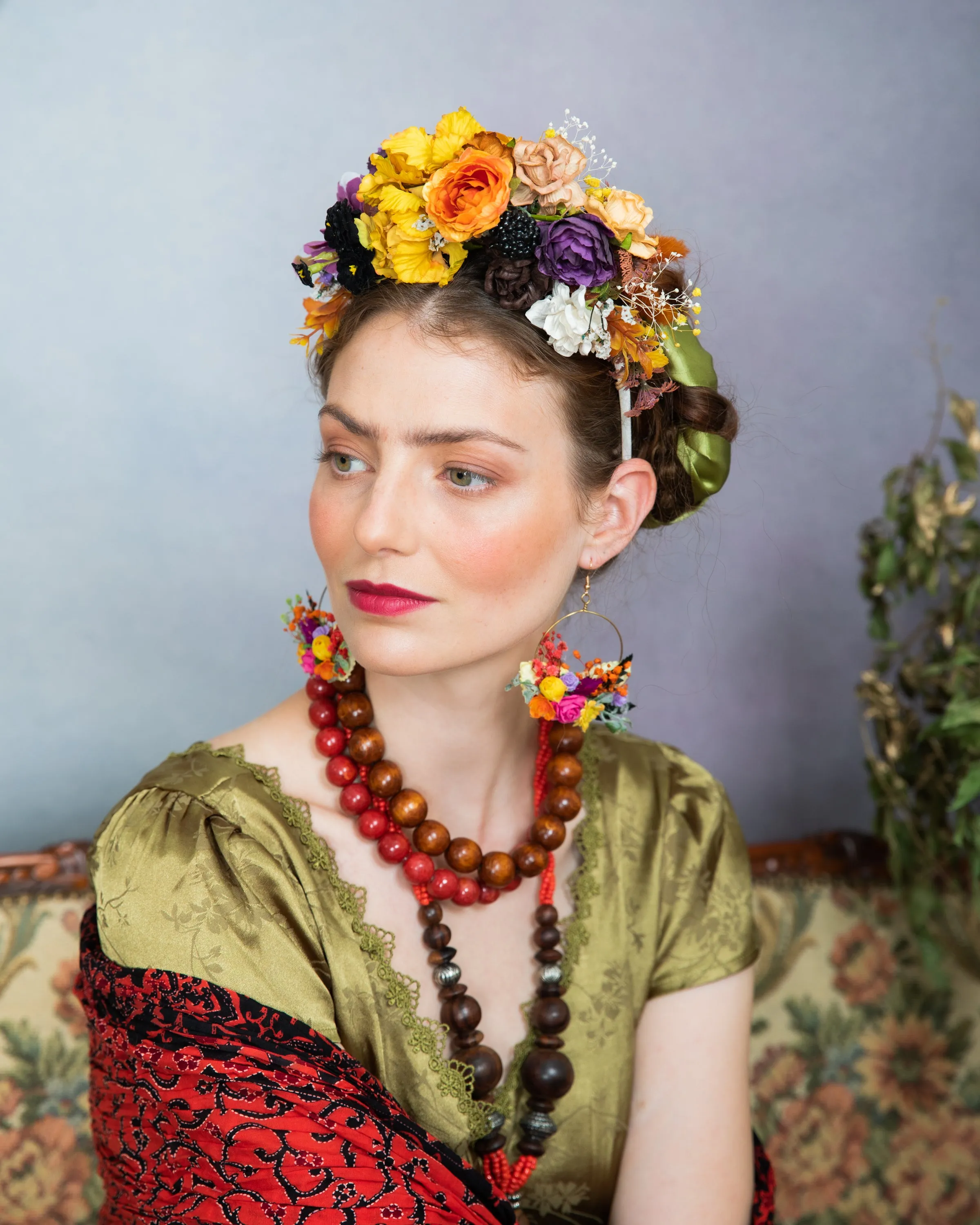 Autumn Frida Kahlo headband