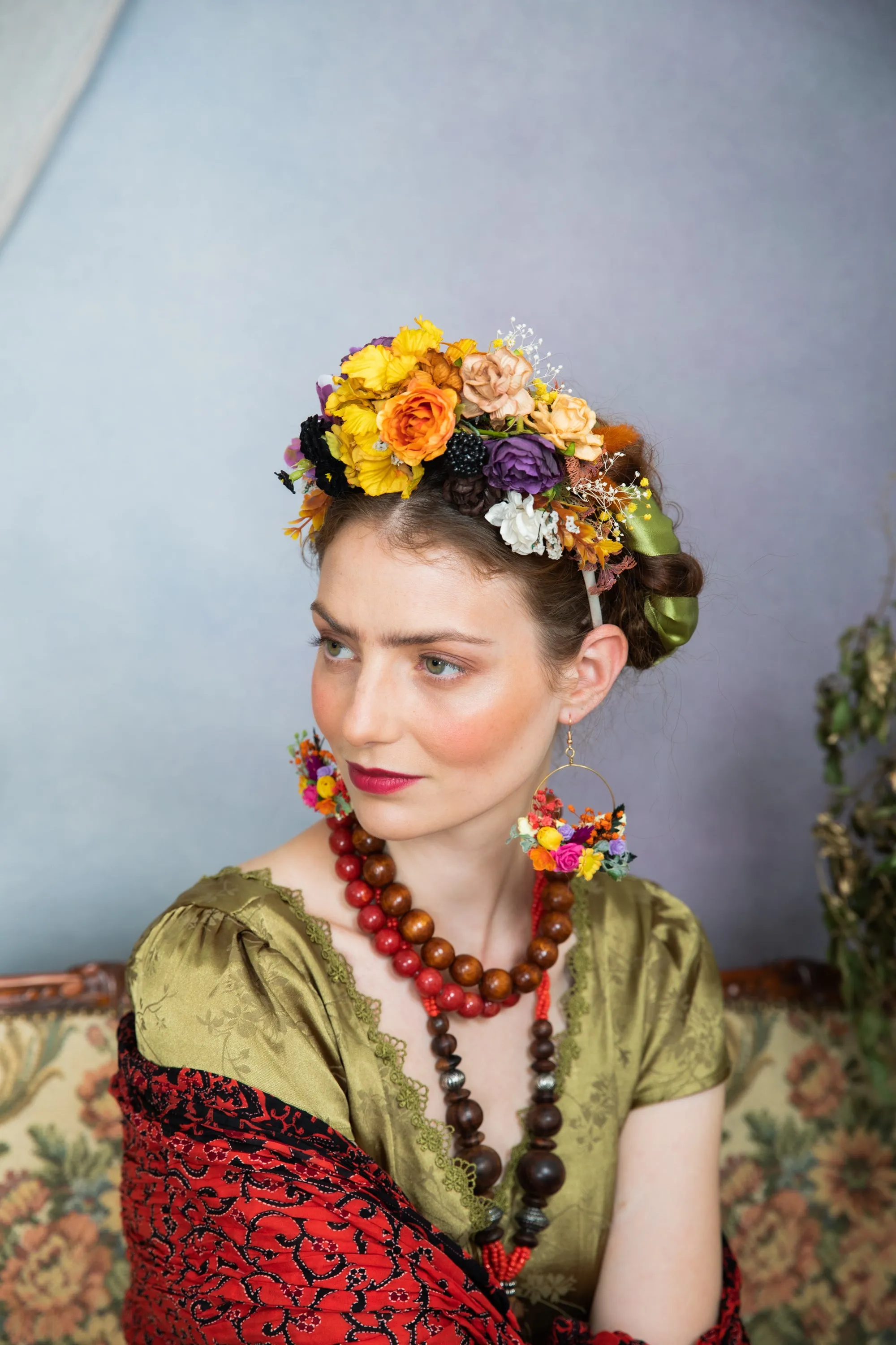 Autumn Frida Kahlo headband