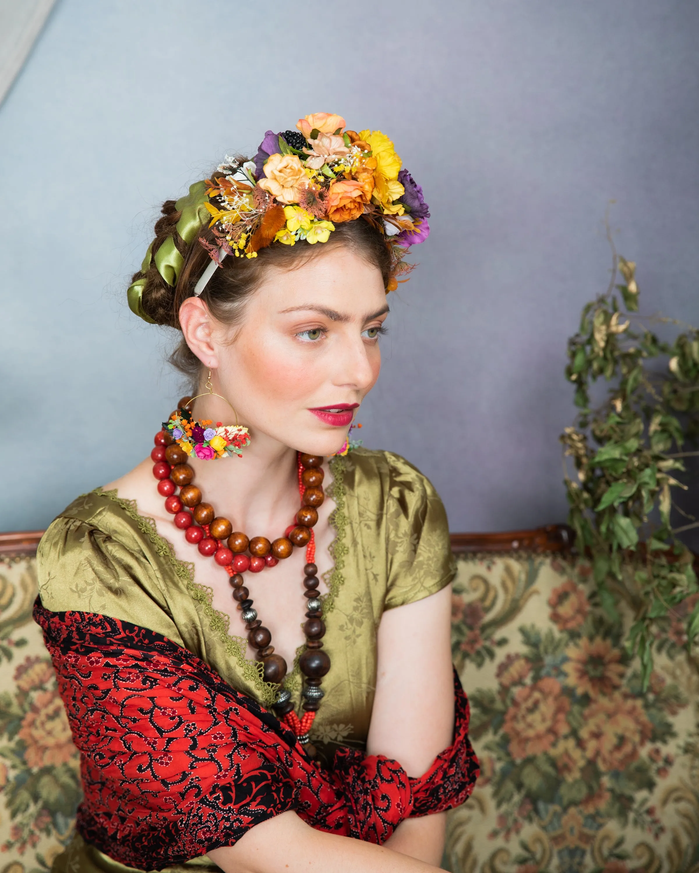 Autumn Frida Kahlo headband