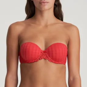 Avero STRAPLESS Formed Cup Bra (Scarlet) B-E