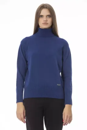 Baldinini Trend Blue Wool Women Women's Sweater