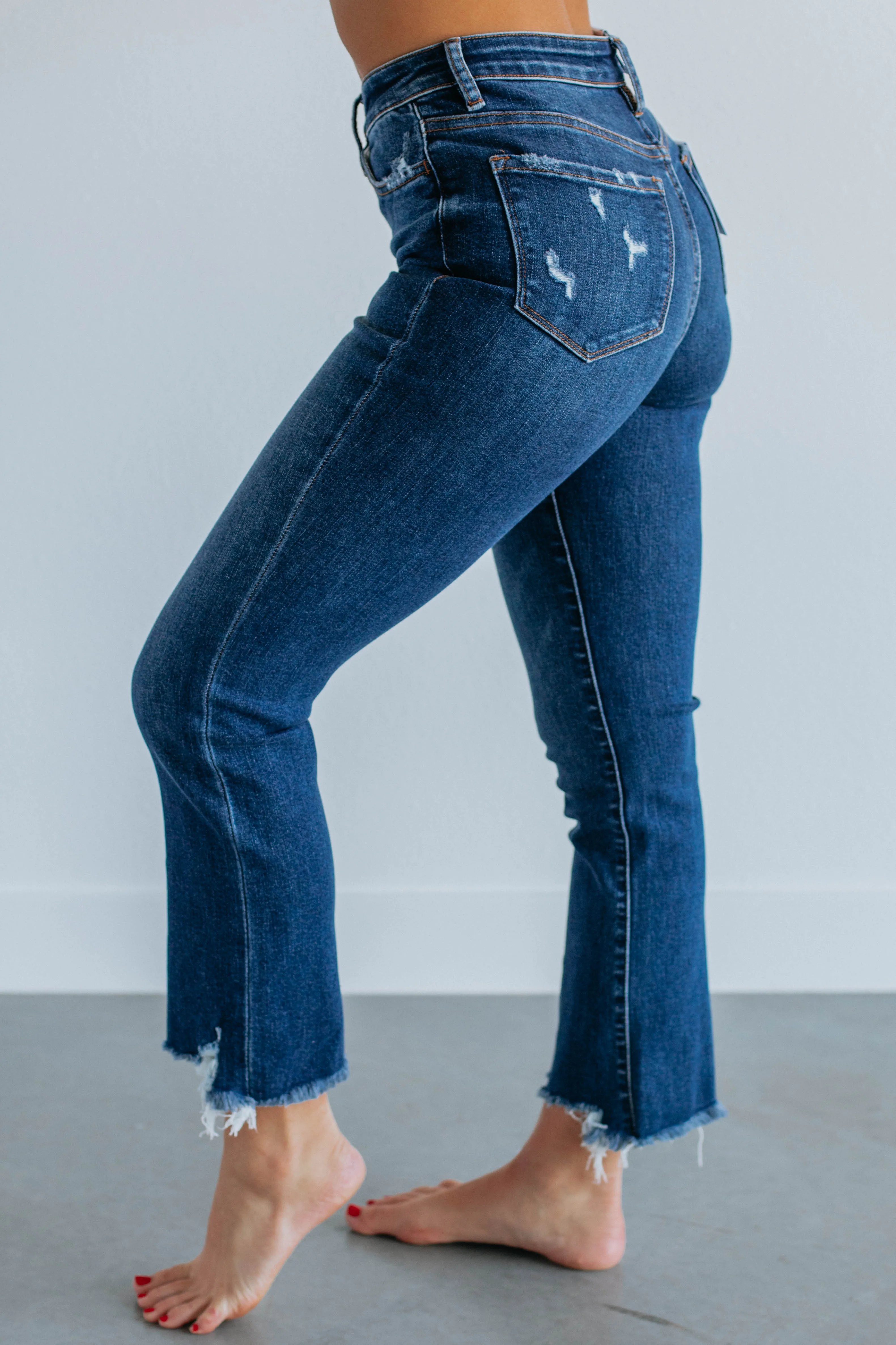 Bella Vervet Jeans - Dark Wash