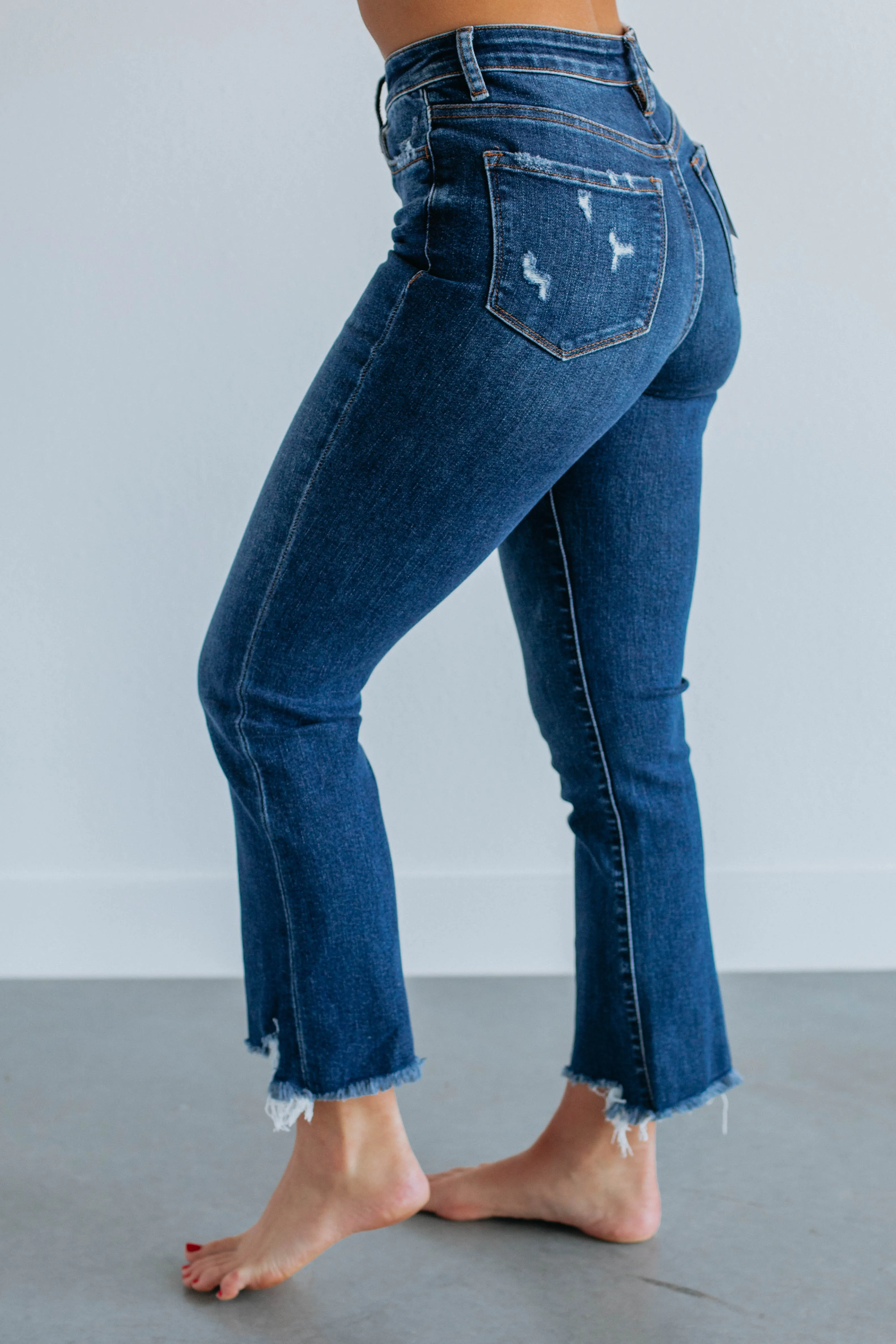 Bella Vervet Jeans - Dark Wash