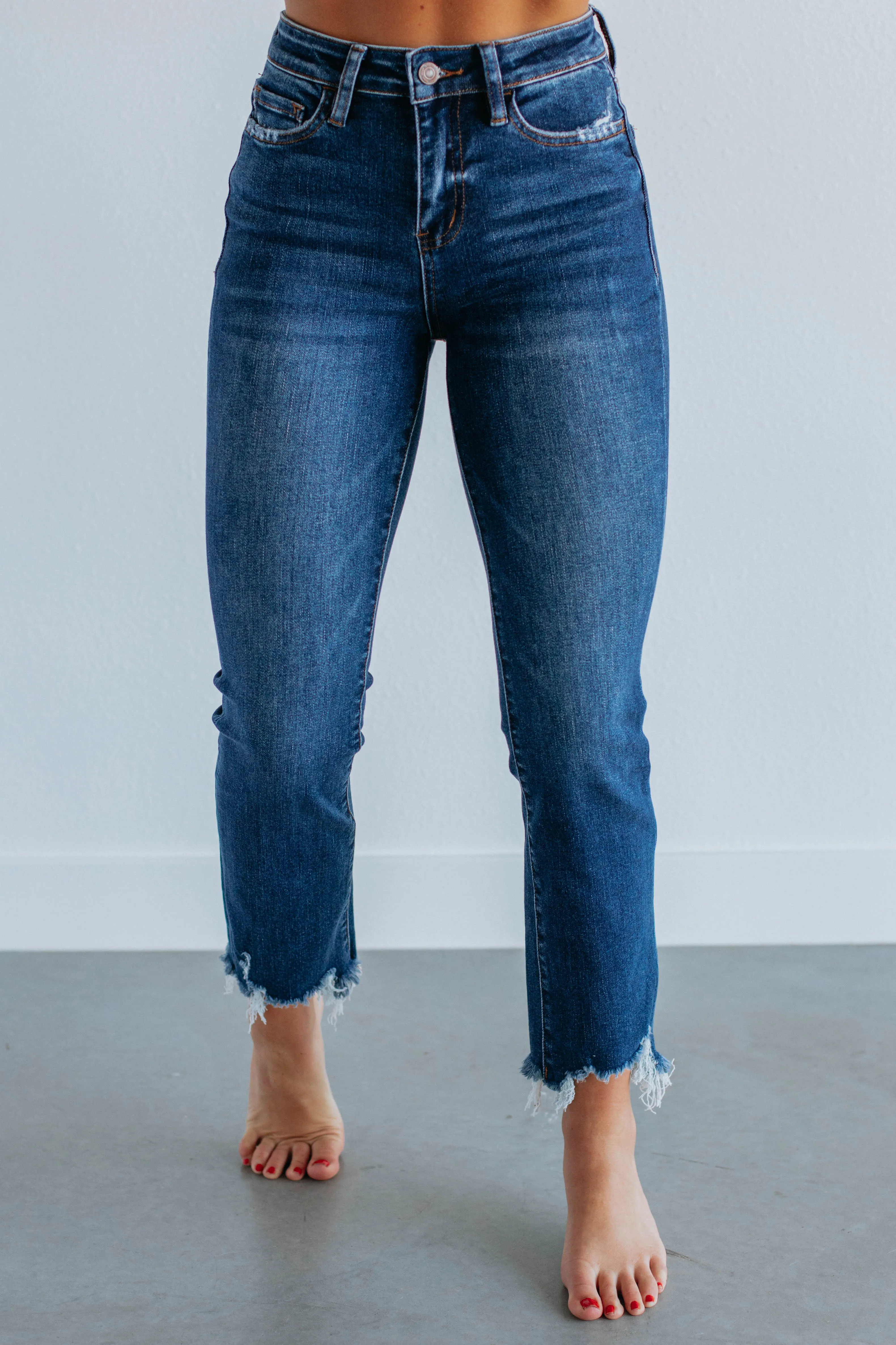 Bella Vervet Jeans - Dark Wash