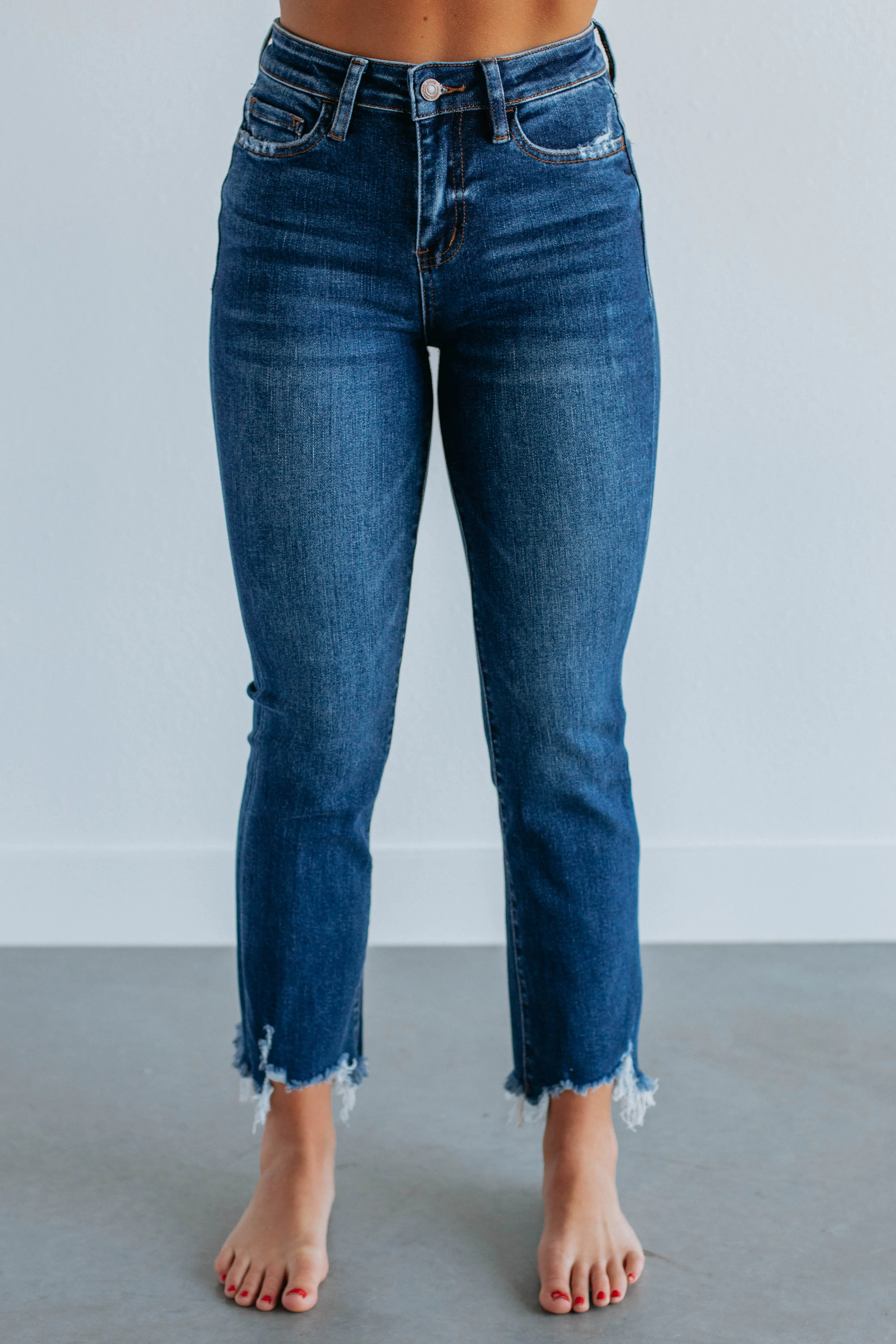 Bella Vervet Jeans - Dark Wash