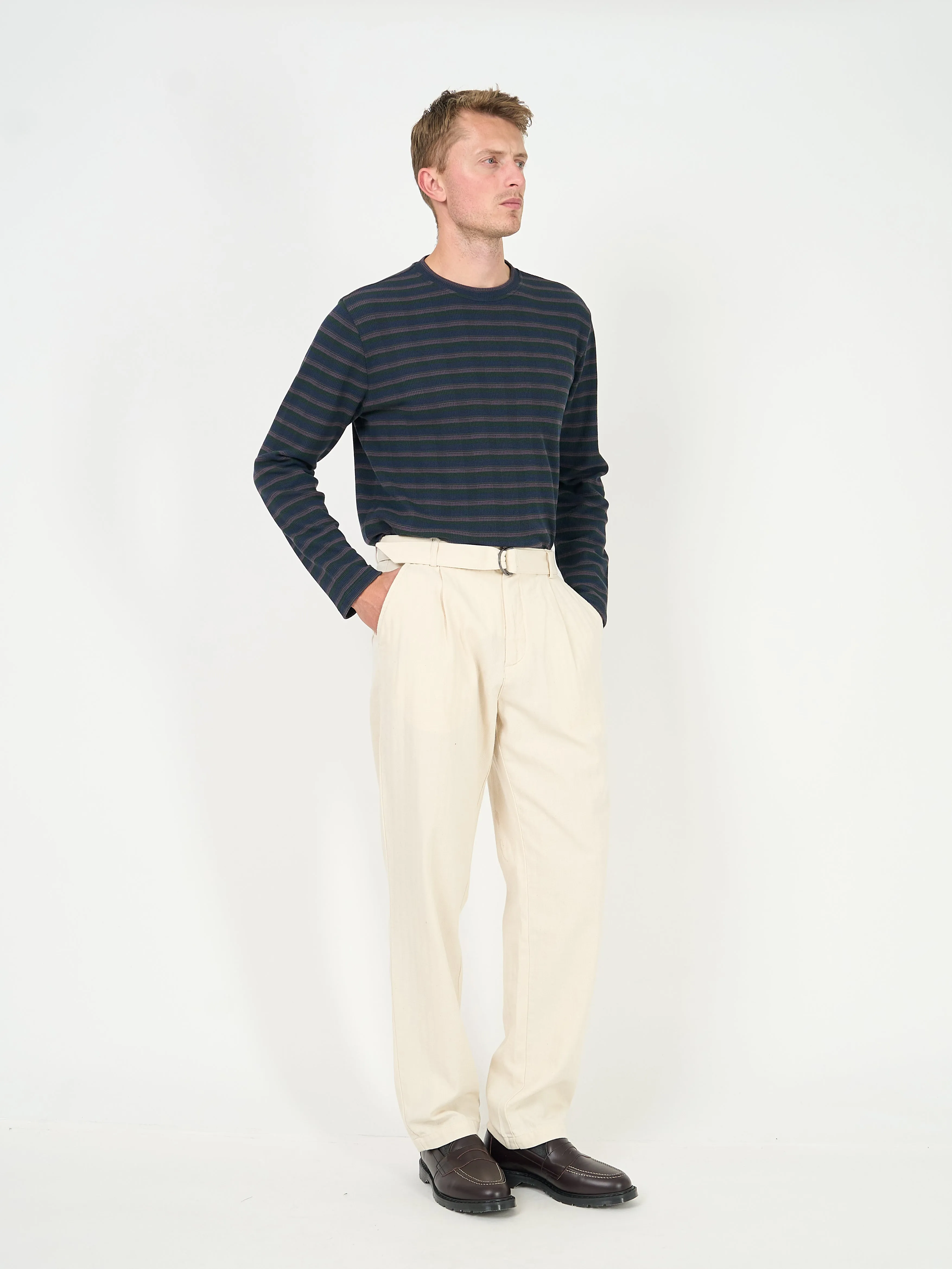 Belted Trousers Cairnes Ecru