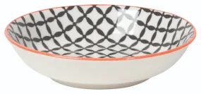 Black Lattice Porcelain Dip Bowl