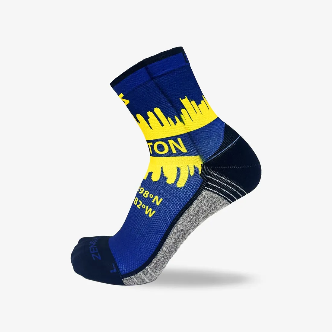 Boston Skyline Timeless Running Socks (Mini-Crew)