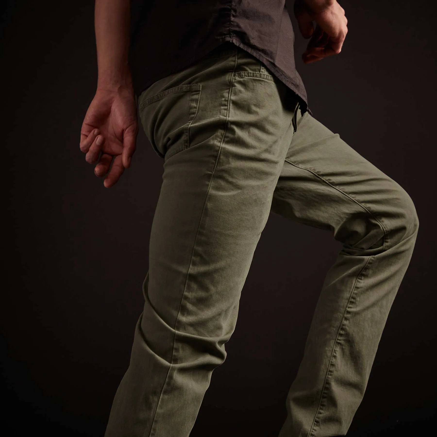 Brushed Twill 5 Pocket Pant - Old Whiskey Pigment