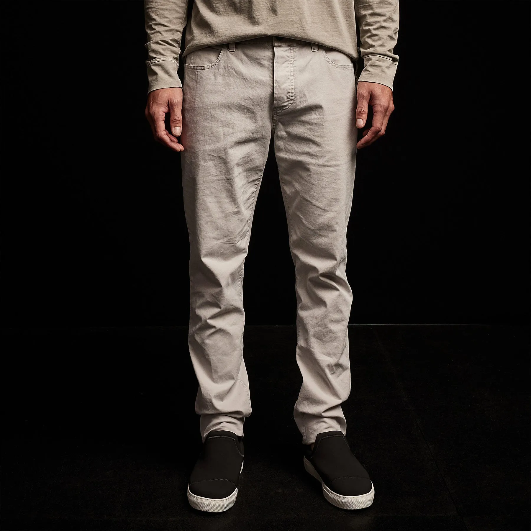 Brushed Twill 5 Pocket Pant - Salt Pigment