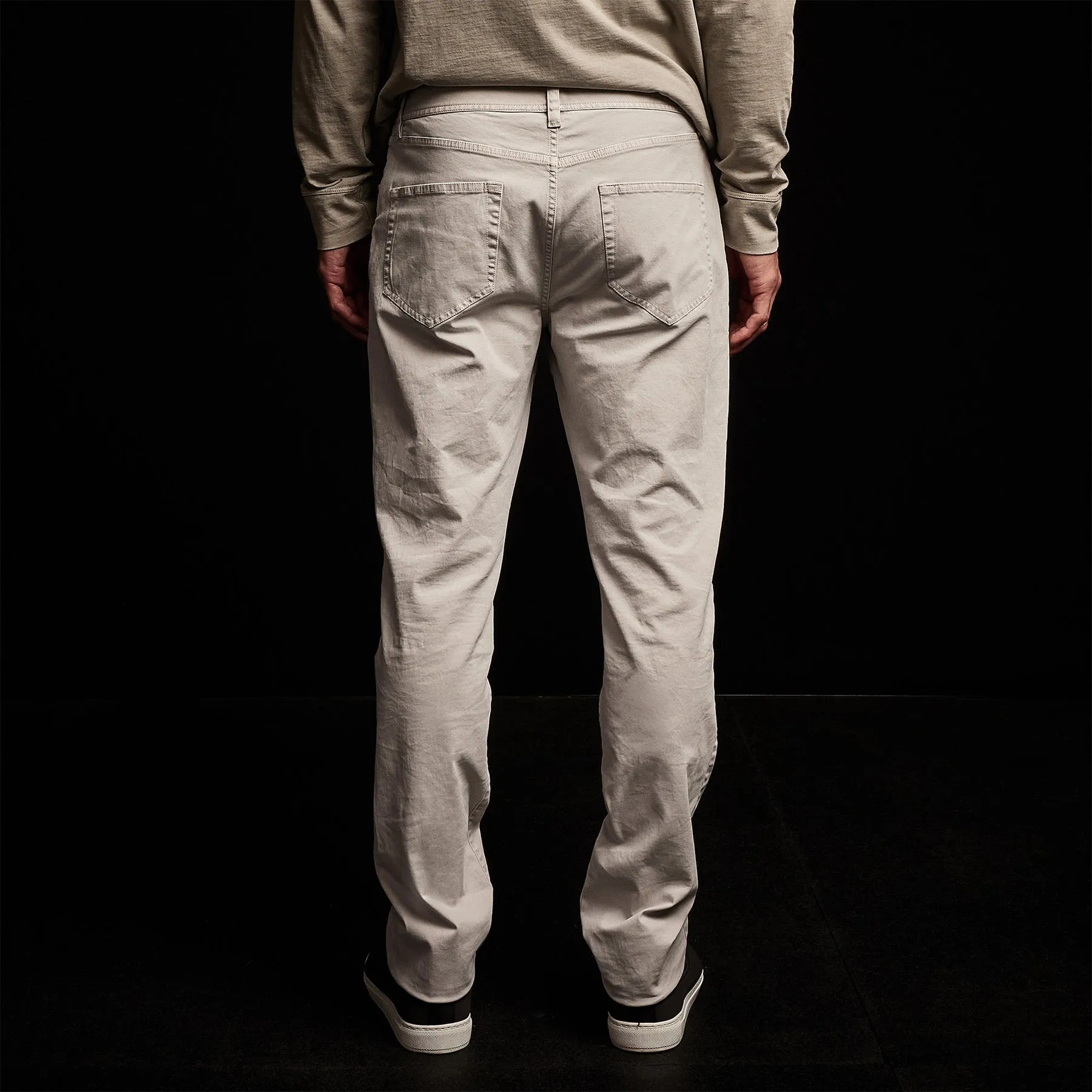 Brushed Twill 5 Pocket Pant - Salt Pigment