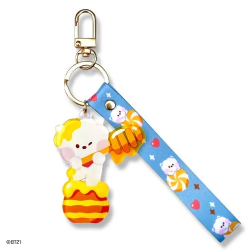 BT21 Acrylic Strap Keyring Sweetie - RJ