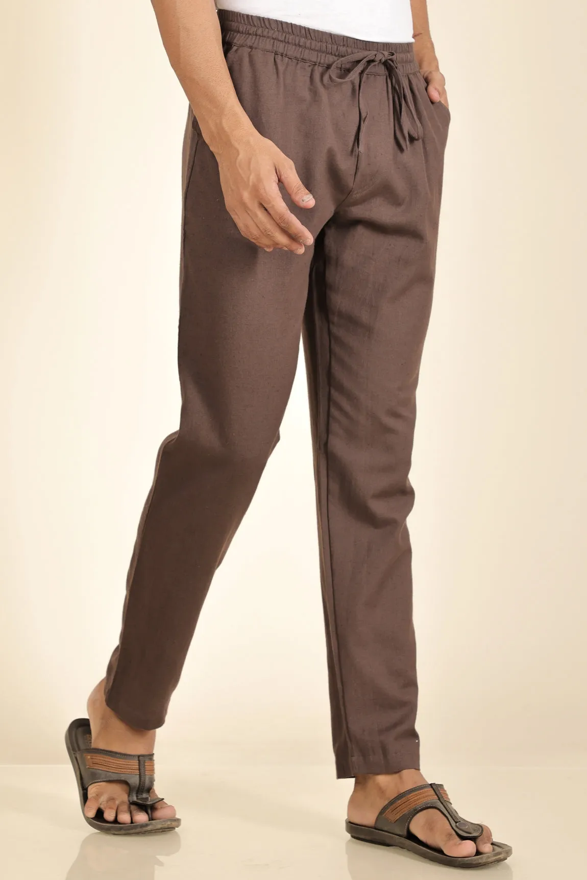 Burgundy Men's Trousers