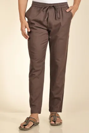 Burgundy Men's Trousers