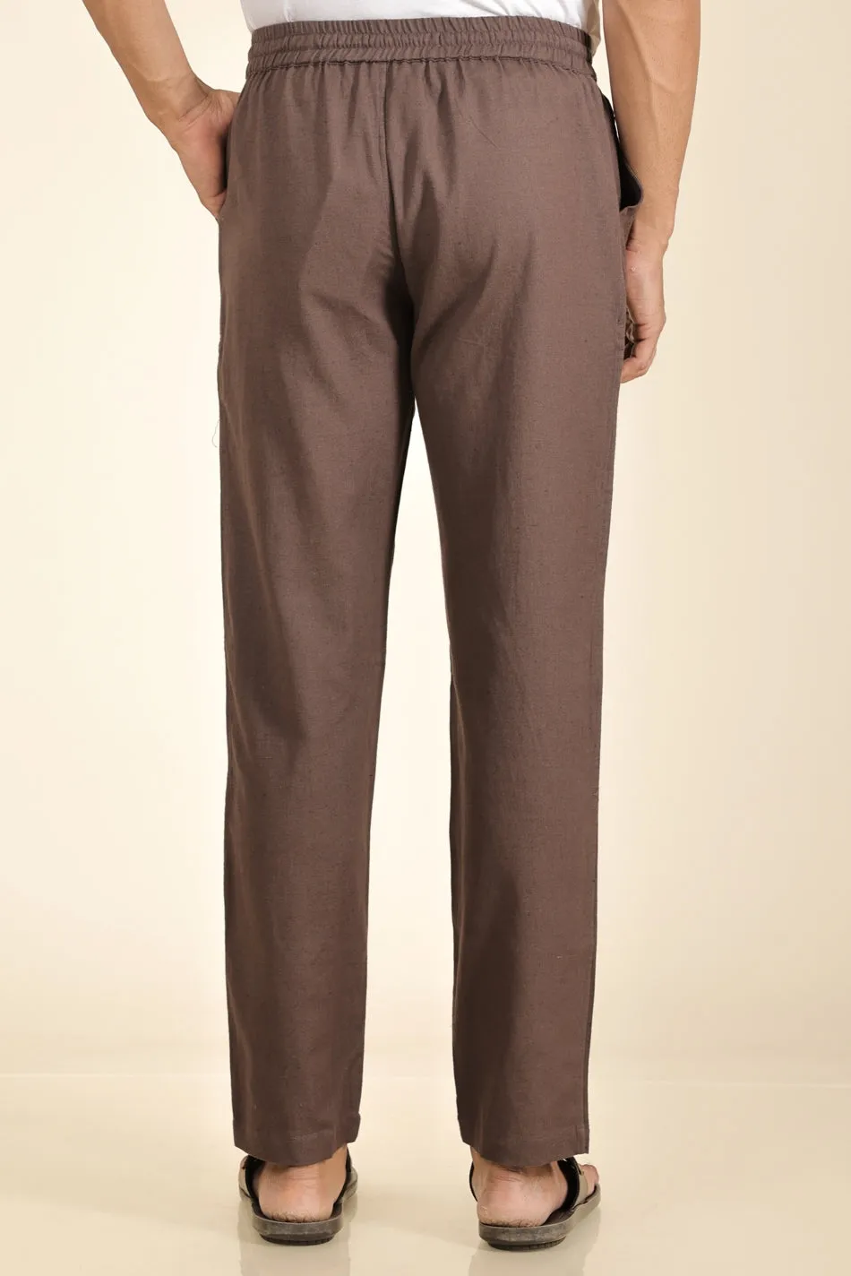 Burgundy Men's Trousers