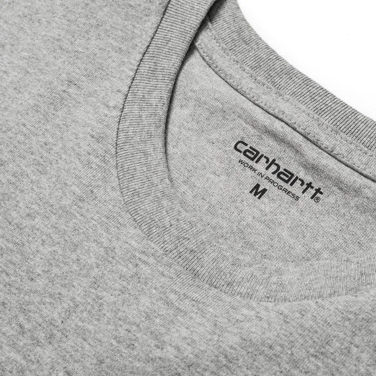 Carhartt S/S College Script T-Shirt Grey Heather (Size S)