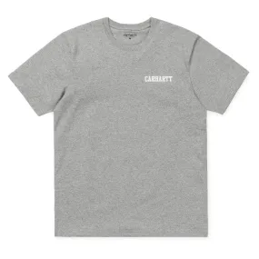 Carhartt S/S College Script T-Shirt Grey Heather (Size S)