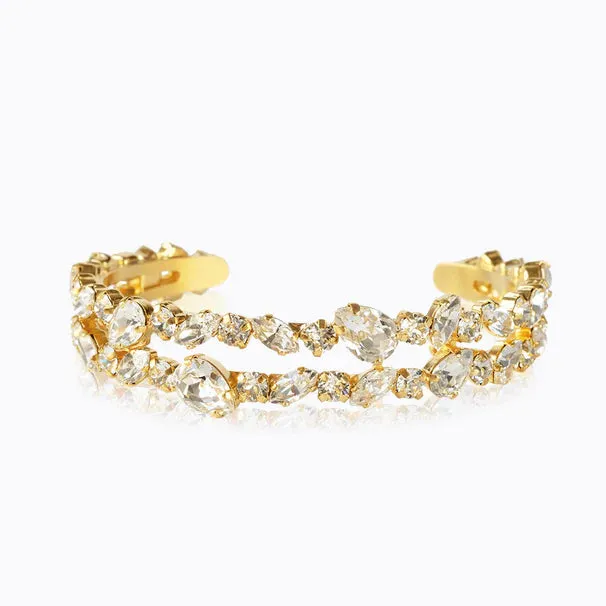 Caroline Svedbom Gabriella Gold Crystal Bangle