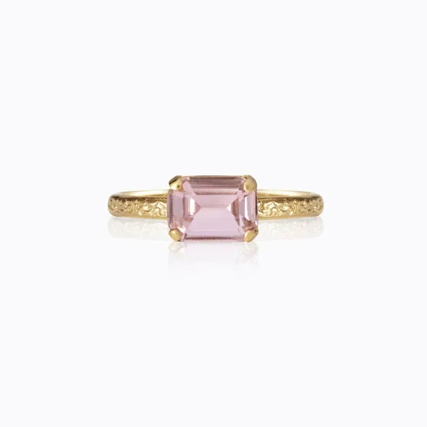 Caroline Svedbom Naya Light Pink Gold Ring