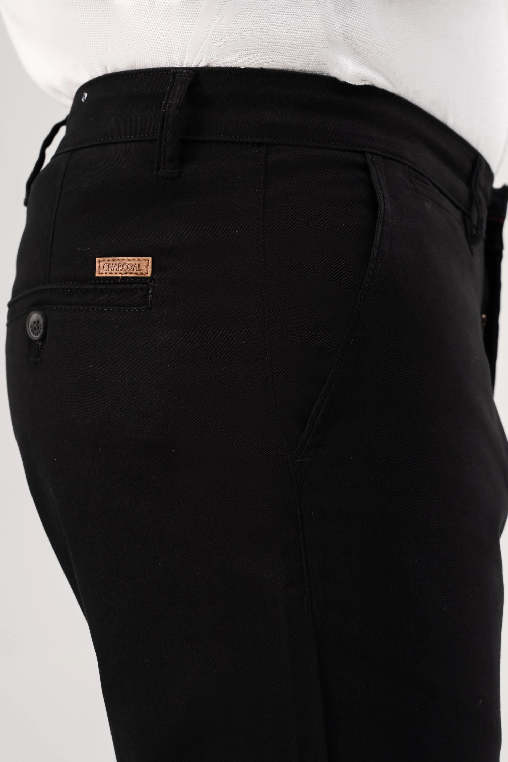 CASUAL PANT CROSS POCKET BLACK