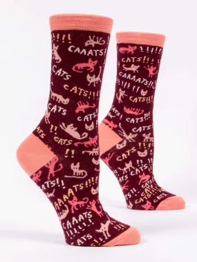 Cats! W-Crew Socks