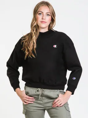 CHAMPION REVERSE WEAVE MOCK C CROP - CLEARANCE