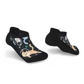 Cosmic Kitties Diabetic Ankle Socks