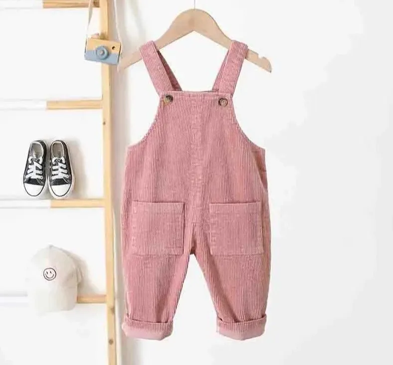 Cozy Corduroy Kids Overalls