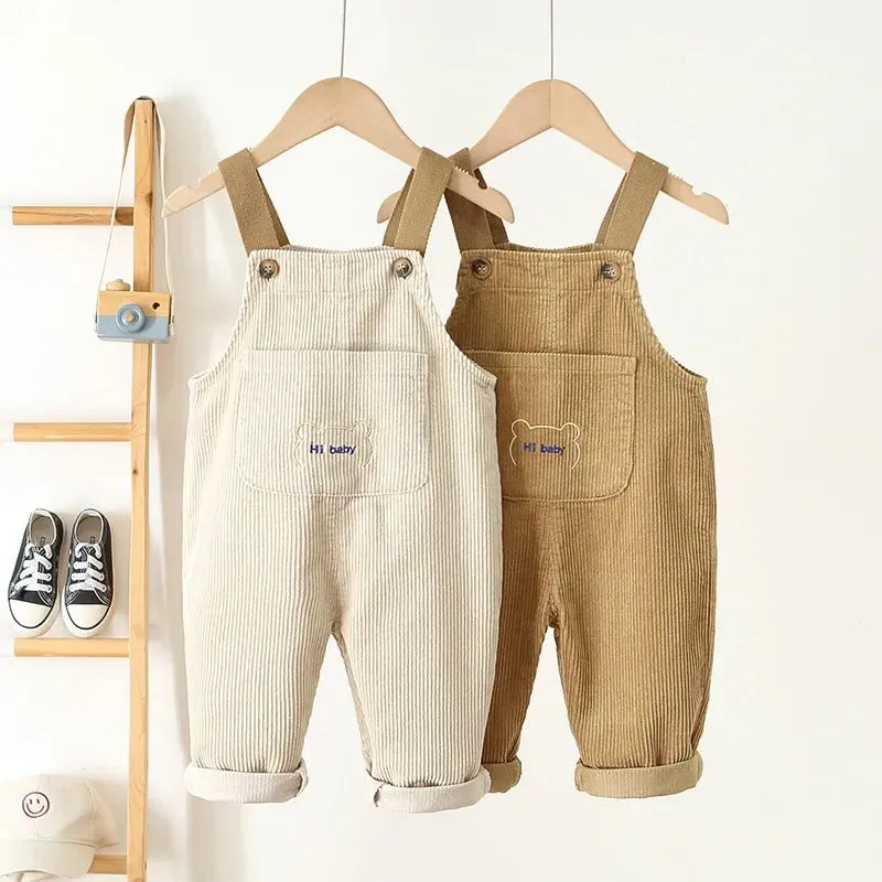 Cozy Corduroy Kids Overalls