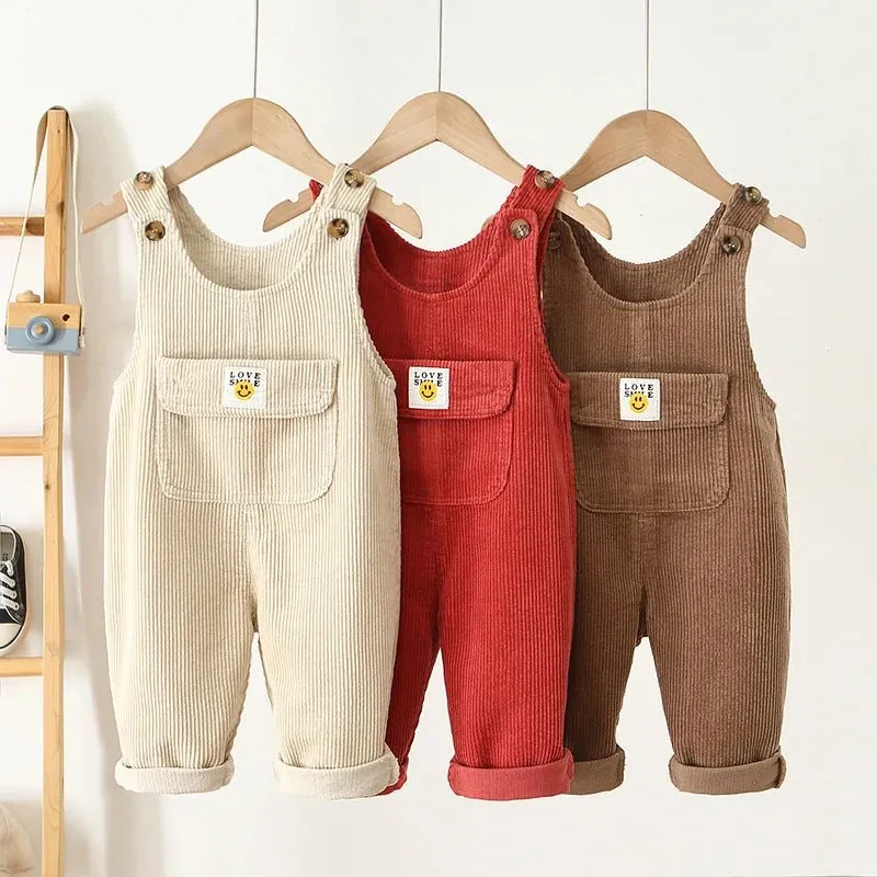 Cozy Corduroy Kids Overalls