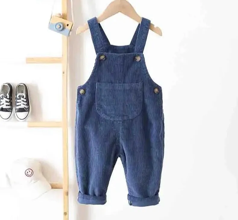 Cozy Corduroy Kids Overalls