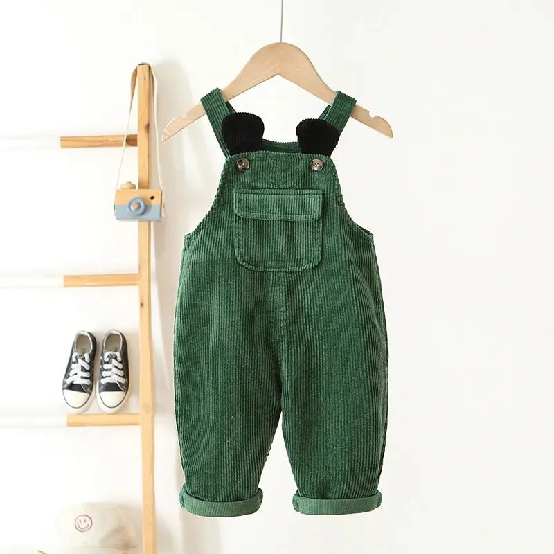 Cozy Corduroy Kids Overalls