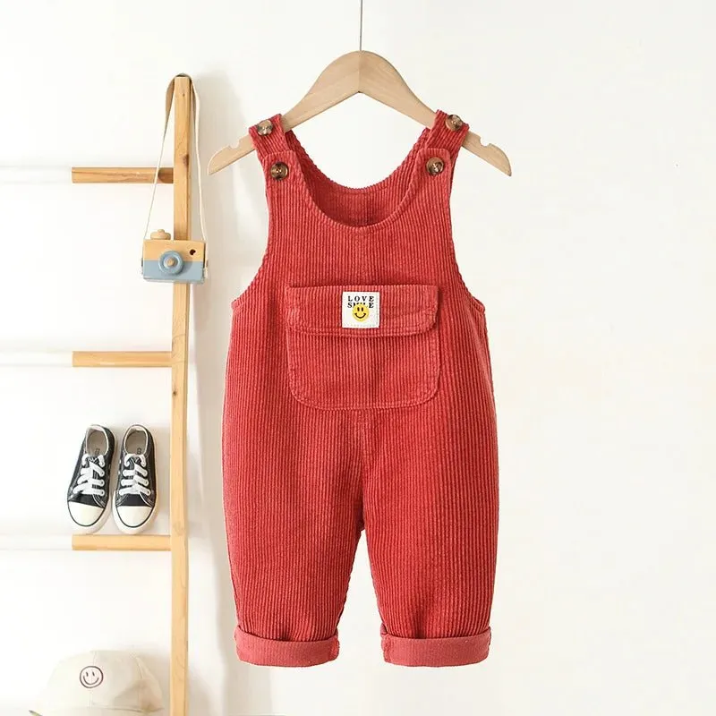 Cozy Corduroy Kids Overalls