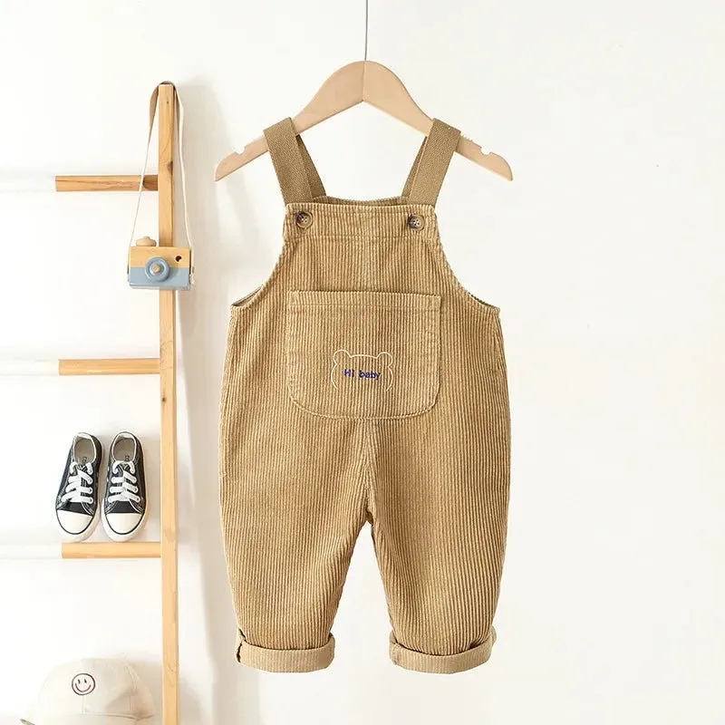 Cozy Corduroy Kids Overalls