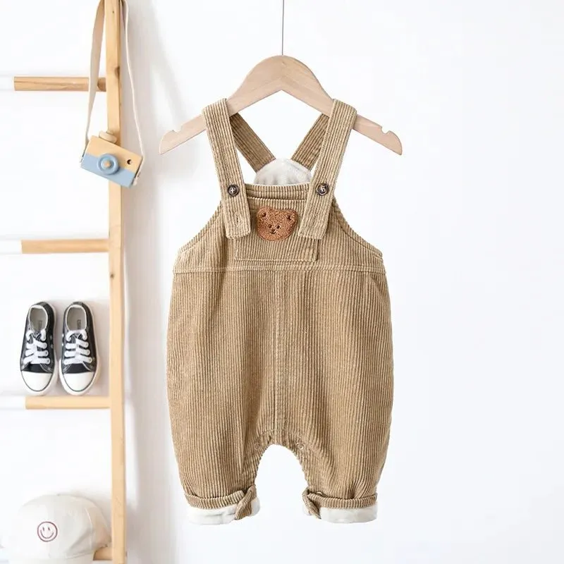 Cozy Corduroy Kids Overalls