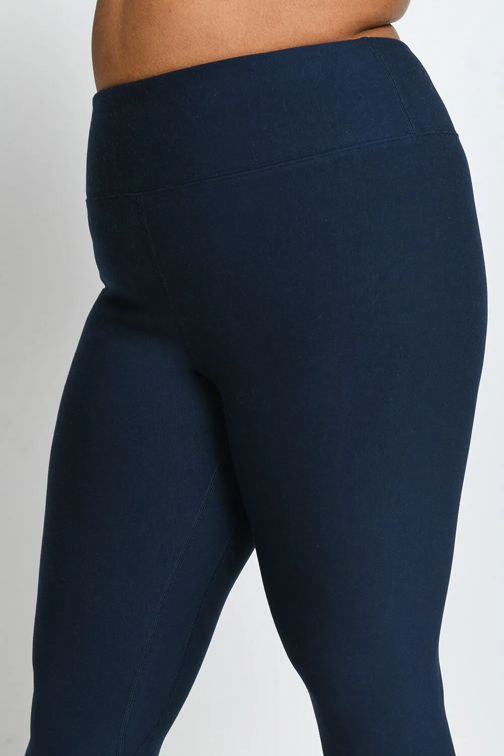 Curve Winter Everyday High Waisted Leggings - Navy