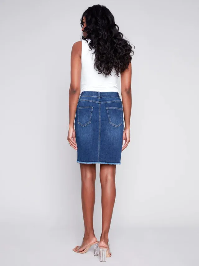 DENIM SKORT