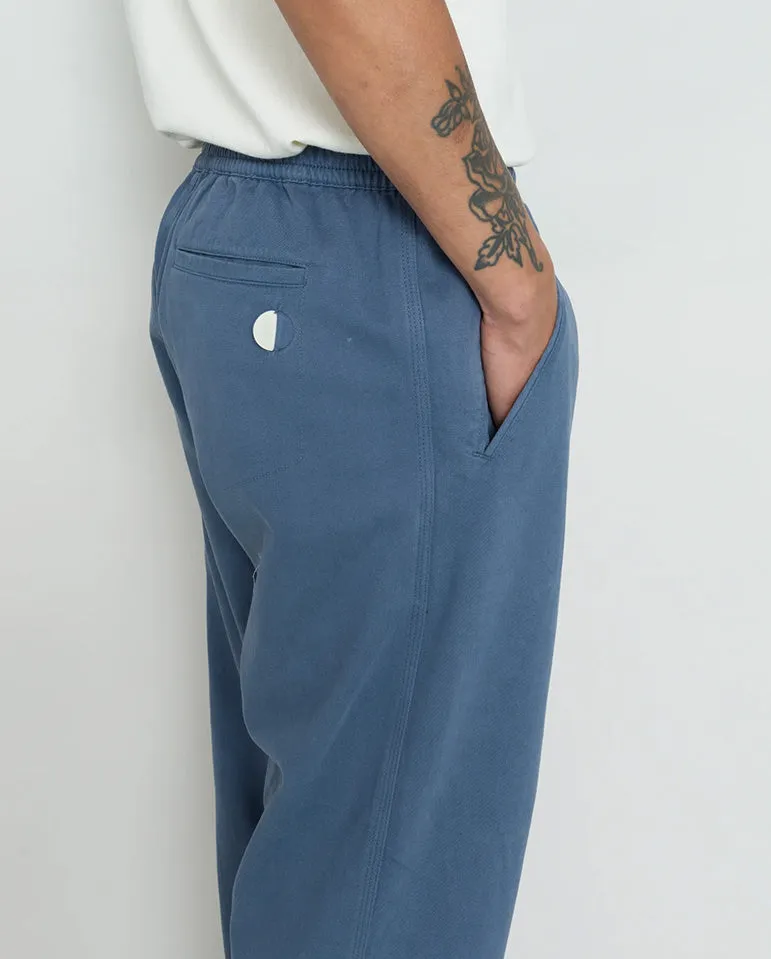 Drawcord Assembly Pant Soft Blue Brushed Twill