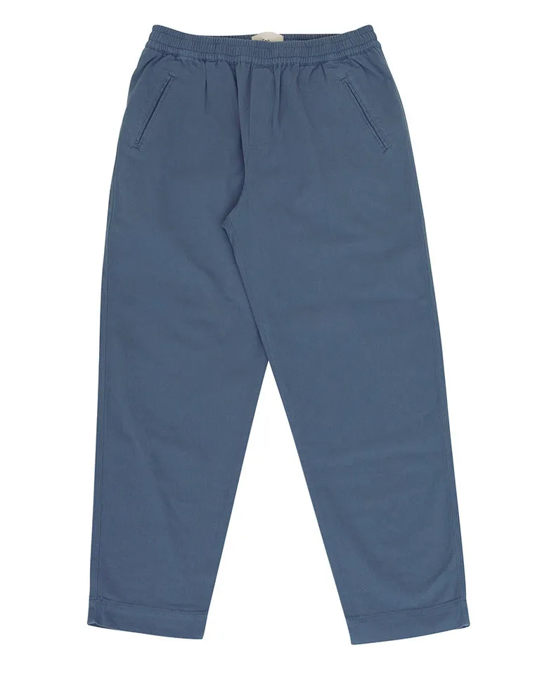 Drawcord Assembly Pant Soft Blue Brushed Twill