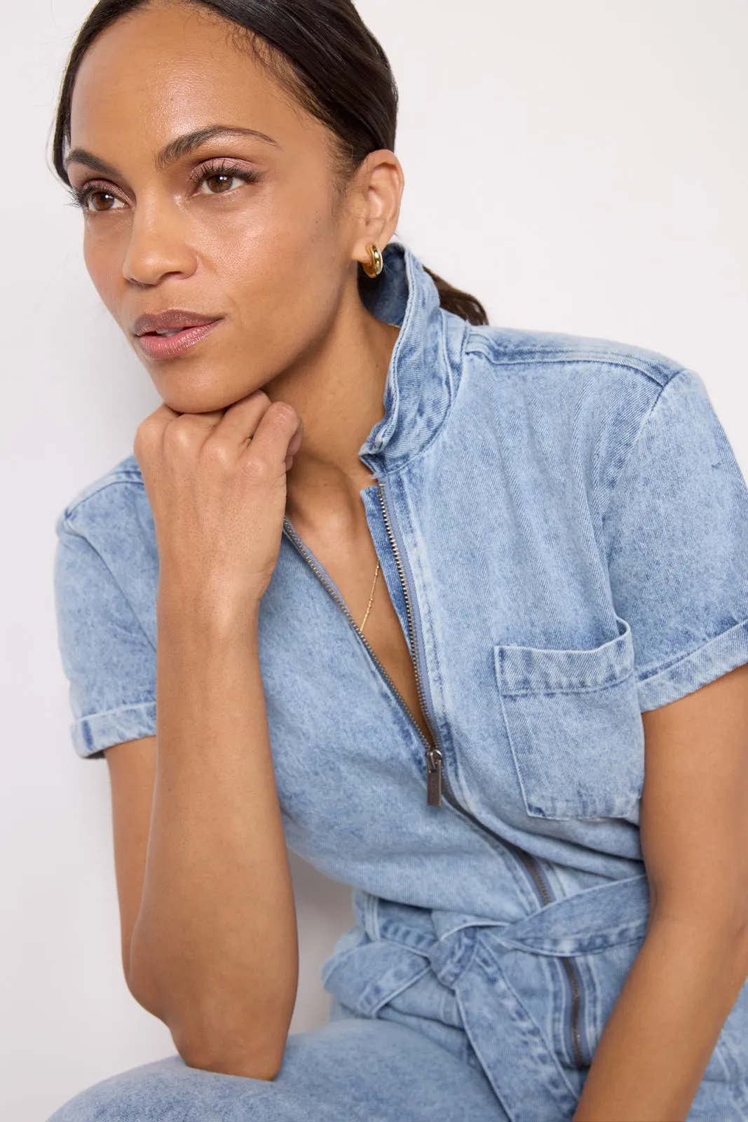 Erika Denim Jumpsuit