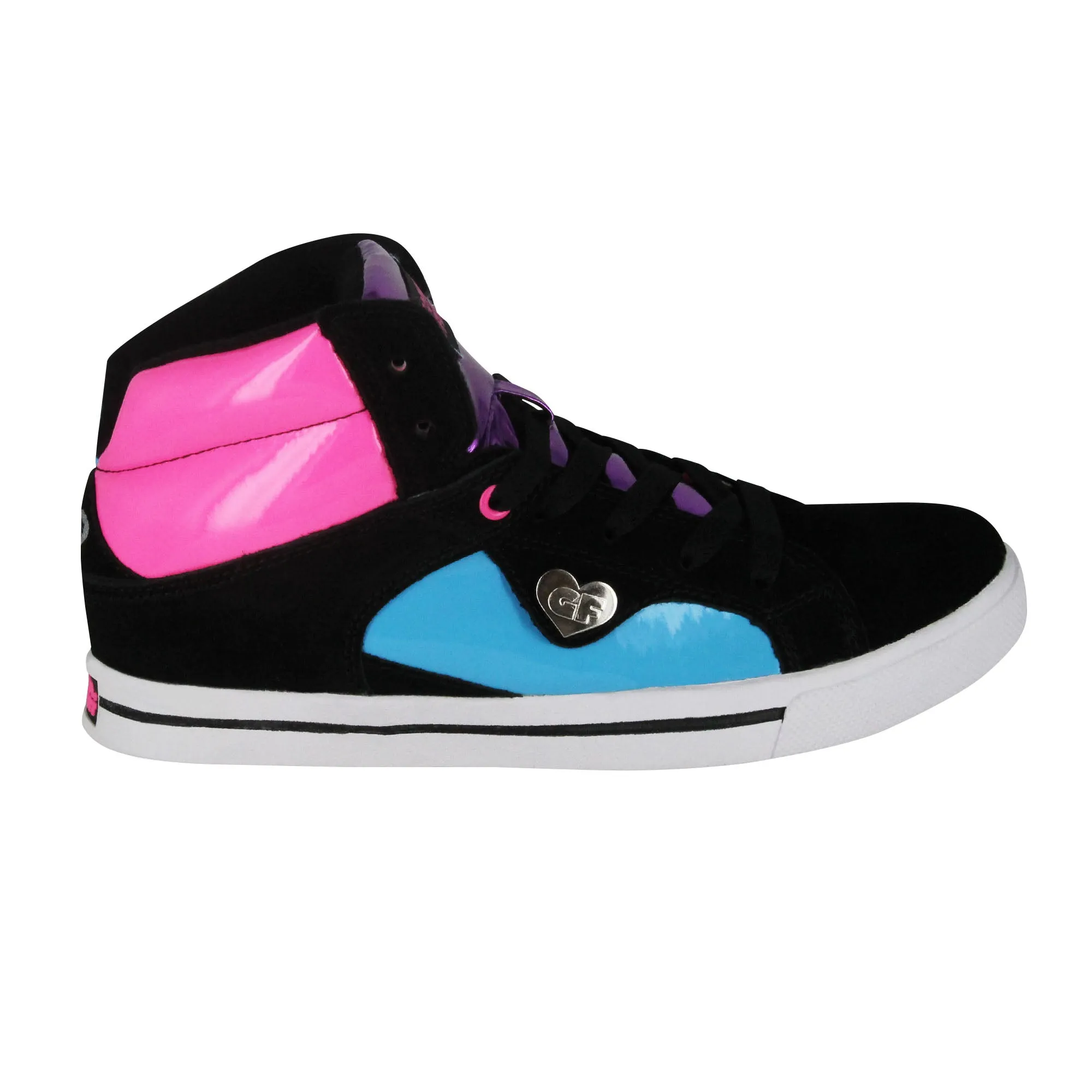 Gotta Flurt Women's Confused Plasma Leather Hip Hop Color Blocking Sneaker