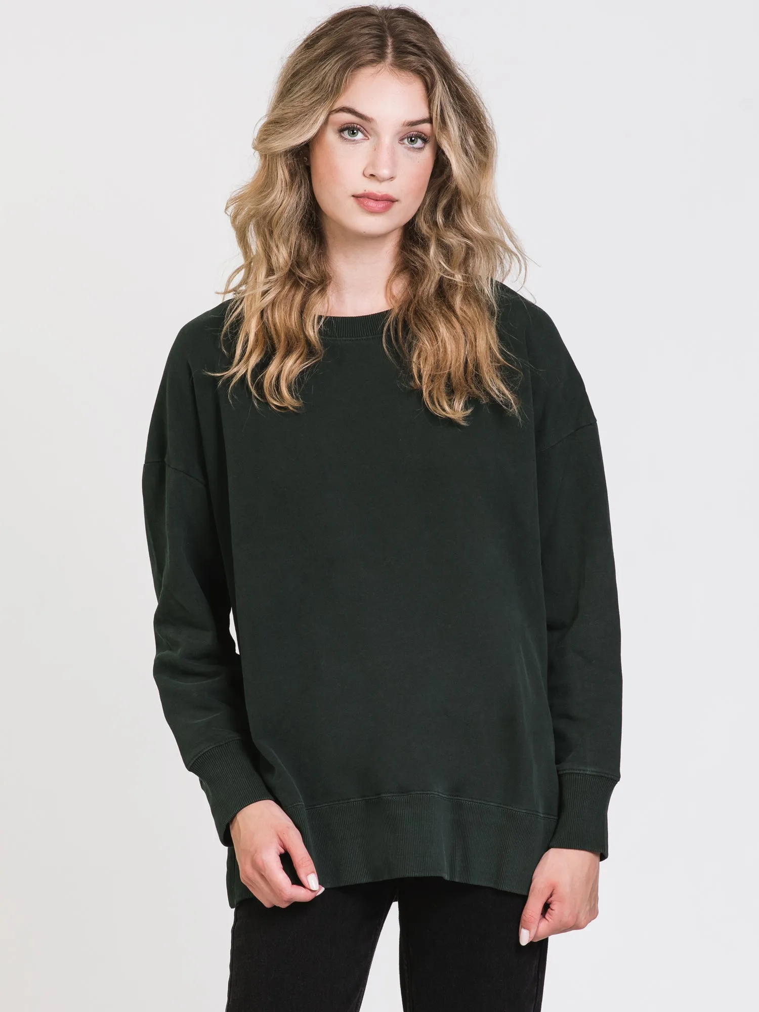 HARLOW SIENNA CREW NECK FLEECE - CLEARANCE